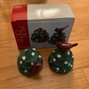 Studio Nova Holiday Cardinal Salt & Pepper Shakers